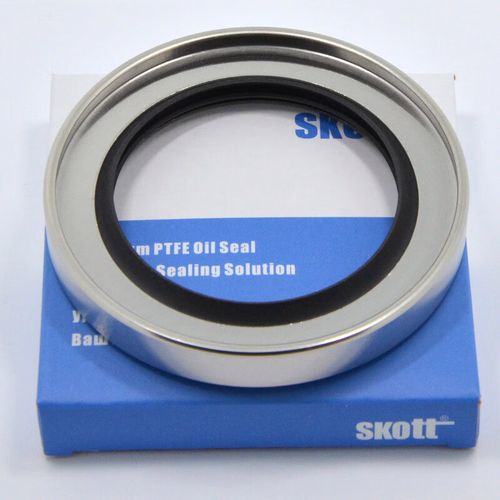 英國skott進口不銹鋼油封雙唇高速軸耐腐蝕鐵氟龍密封件6065 60x75x5