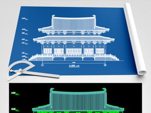 解析唐式大雄寶殿建筑結(jié)構(gòu) 從CAD施工圖到園林設(shè)計(jì)整合